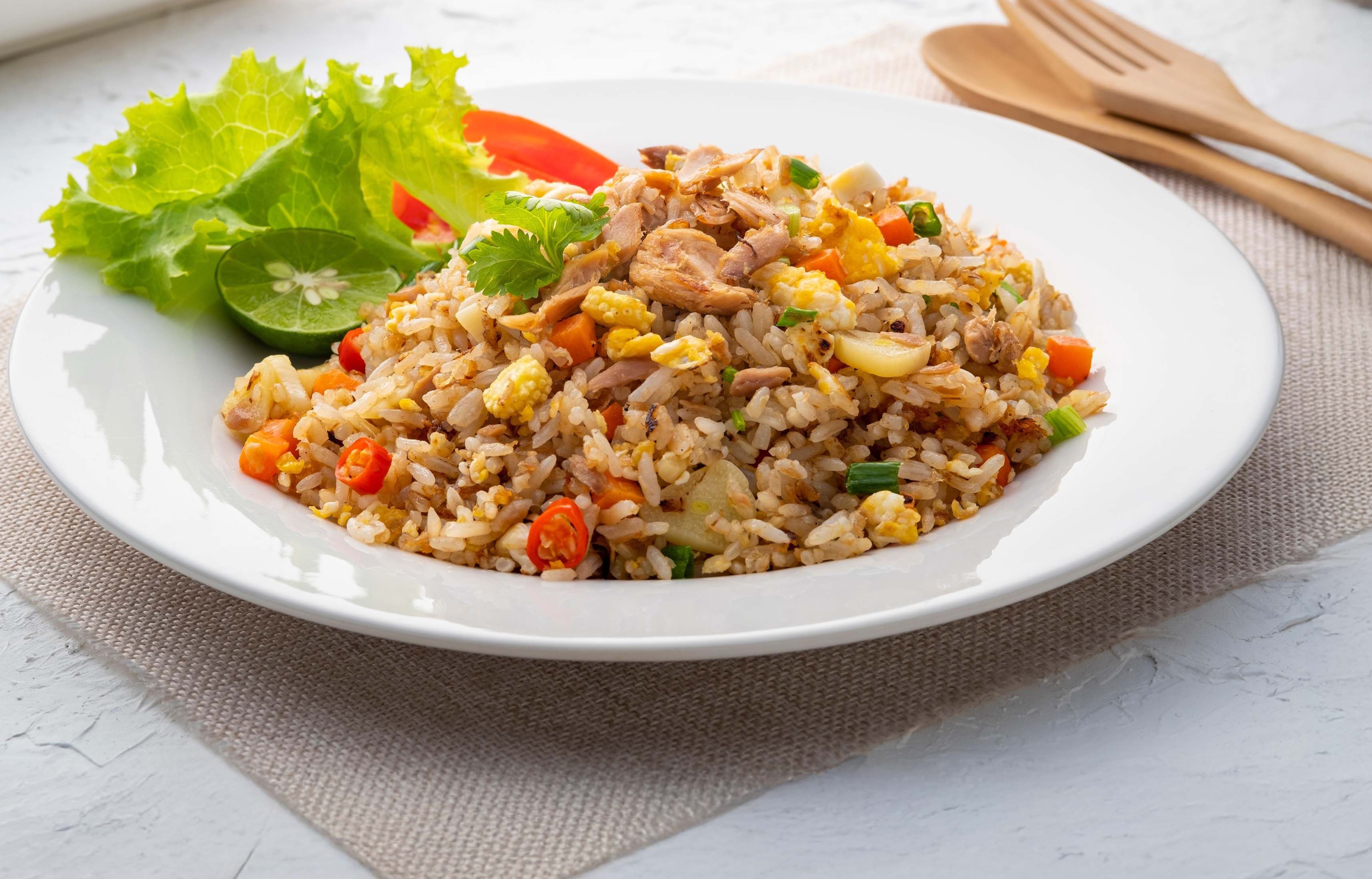 បាយឆាសាច់គោ
